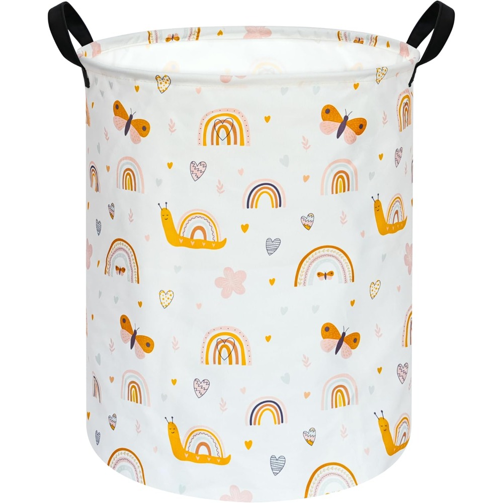 Baby Nursery Laundry Basket - Large Laundry Basket Canvas Storage Bins