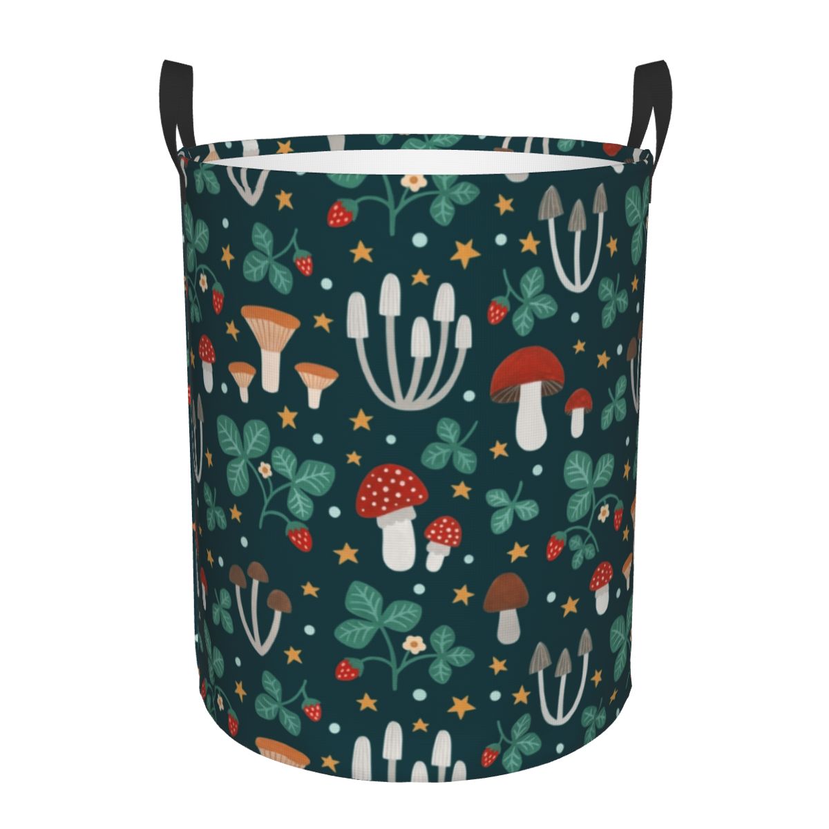 Baby Nursery Laundry Basket - Magic Forest Laundry Basket Collapsible Psychedelic