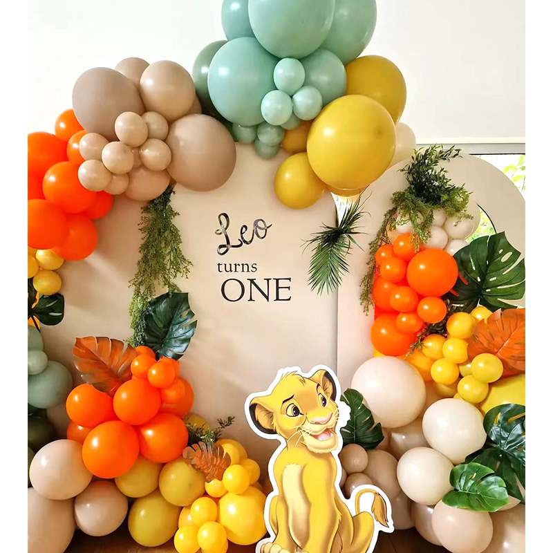 Baby Nursery Jungle Theme - Lion King Themed Balloon Garland Arch