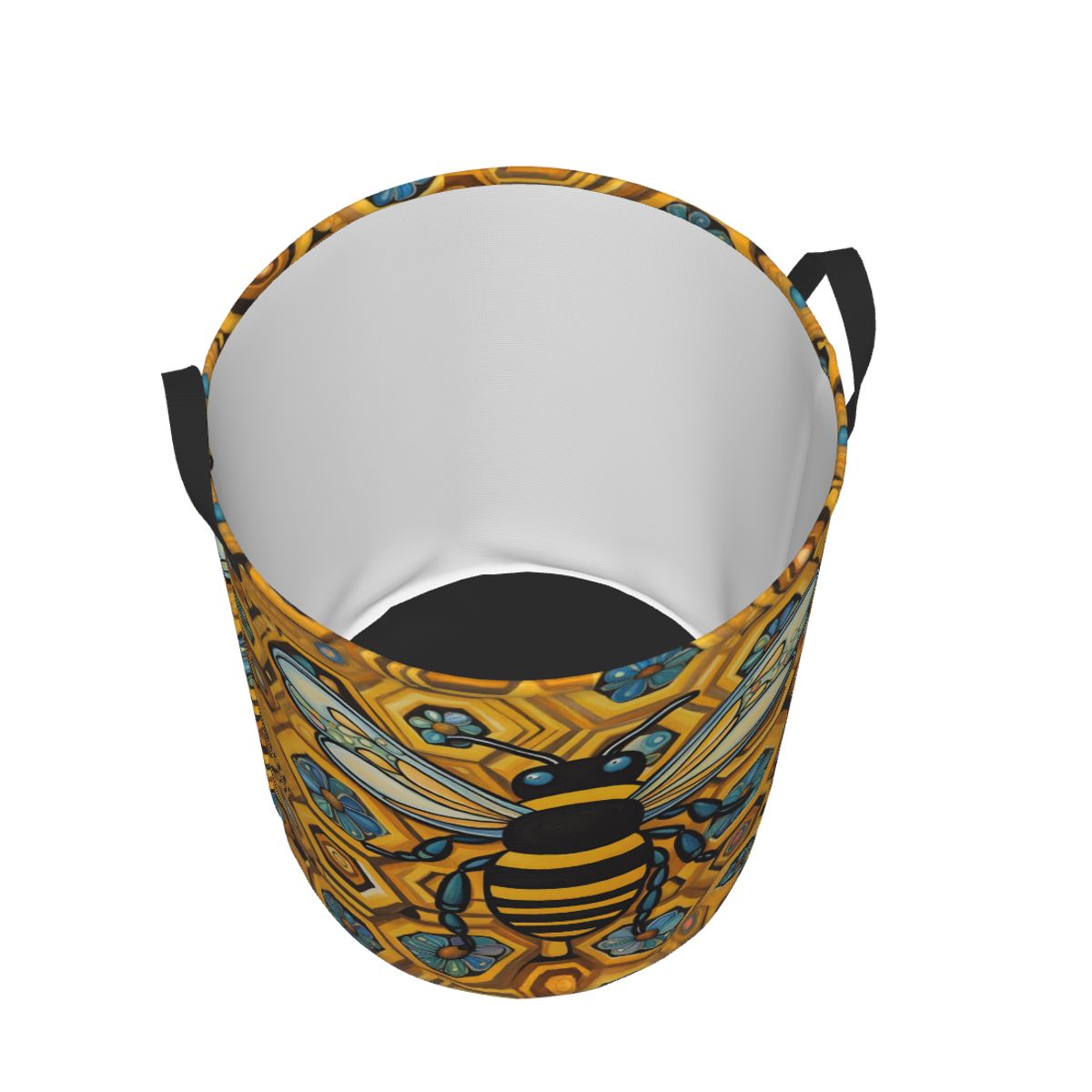 Bee And Honeycomb Print Laundr - Baby Nursery Laundry Basket recension och pris