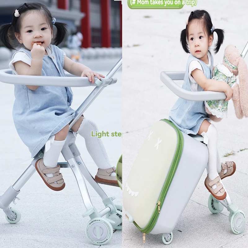 Children's Luggage Case Can Ri - Baby Nursery Trolley recension och pris