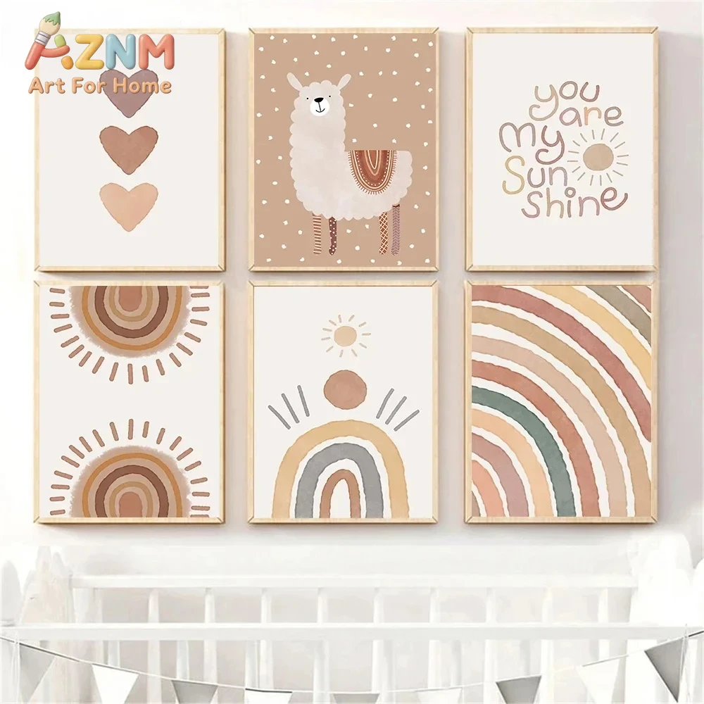 AZNM Boho Neutral Baby Nursery - Baby Nursery You Are My Sunshine recension och pris