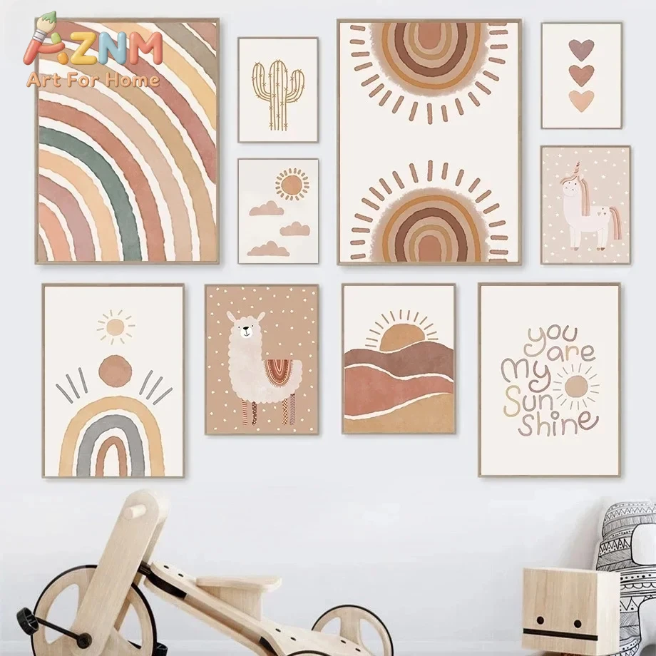 AZNM Boho Neutral Baby Nursery - Baby Nursery You Are My Sunshine recension och pris