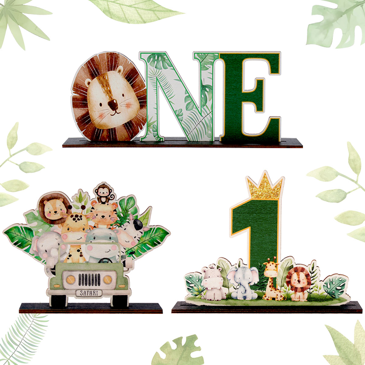 Jungle Animal Keychains Safari - Baby Nursery Jungle Theme recension och pris