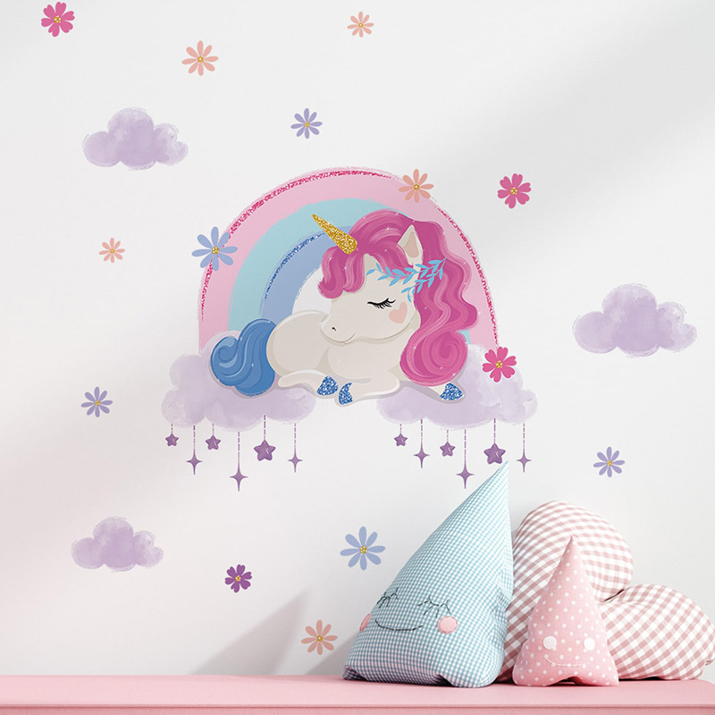 Cartoon Cute Unicorn Luminous  - Baby Unicorn Nursery recension och pris