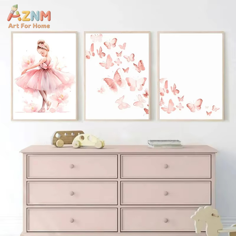 1PC,Pink Ballerina Girl Unicor - Baby Unicorn Nursery recension och pris