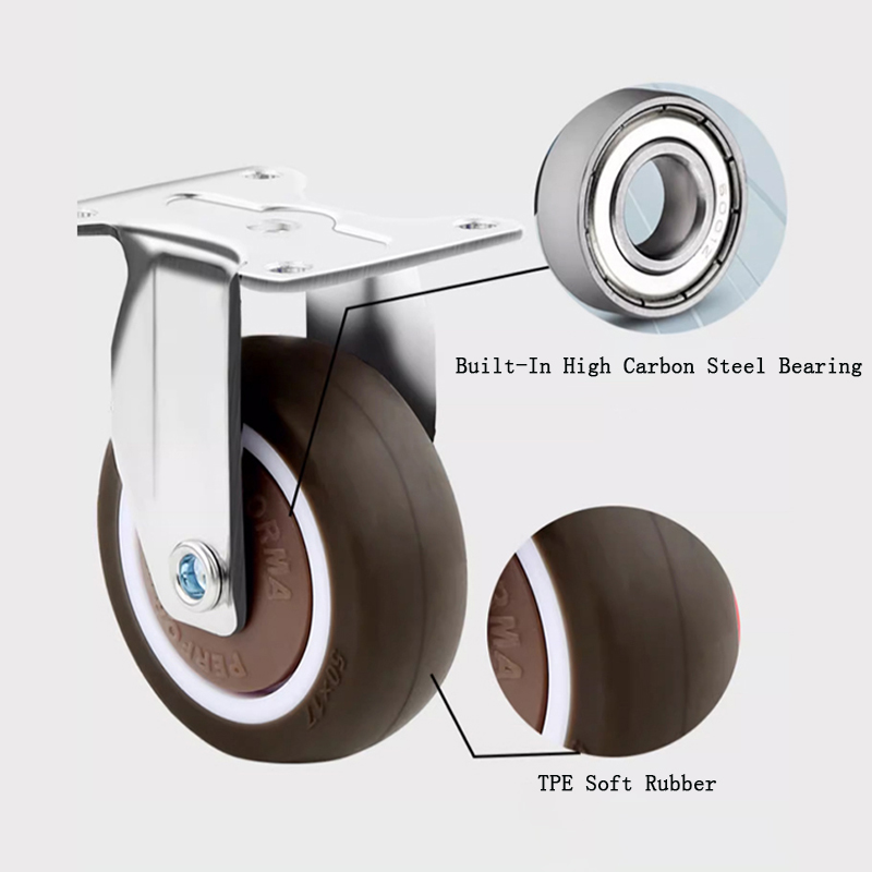 4pcs Stem Threaded Casters Off - Baby Nursery Trolley recension och pris