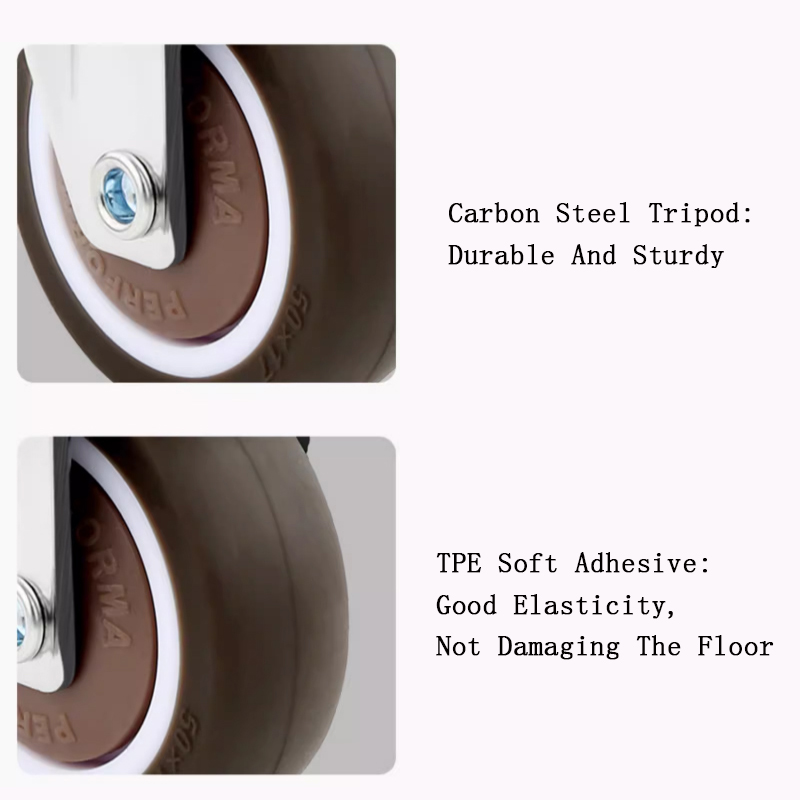 4pcs Stem Threaded Casters Off - Baby Nursery Trolley recension och pris