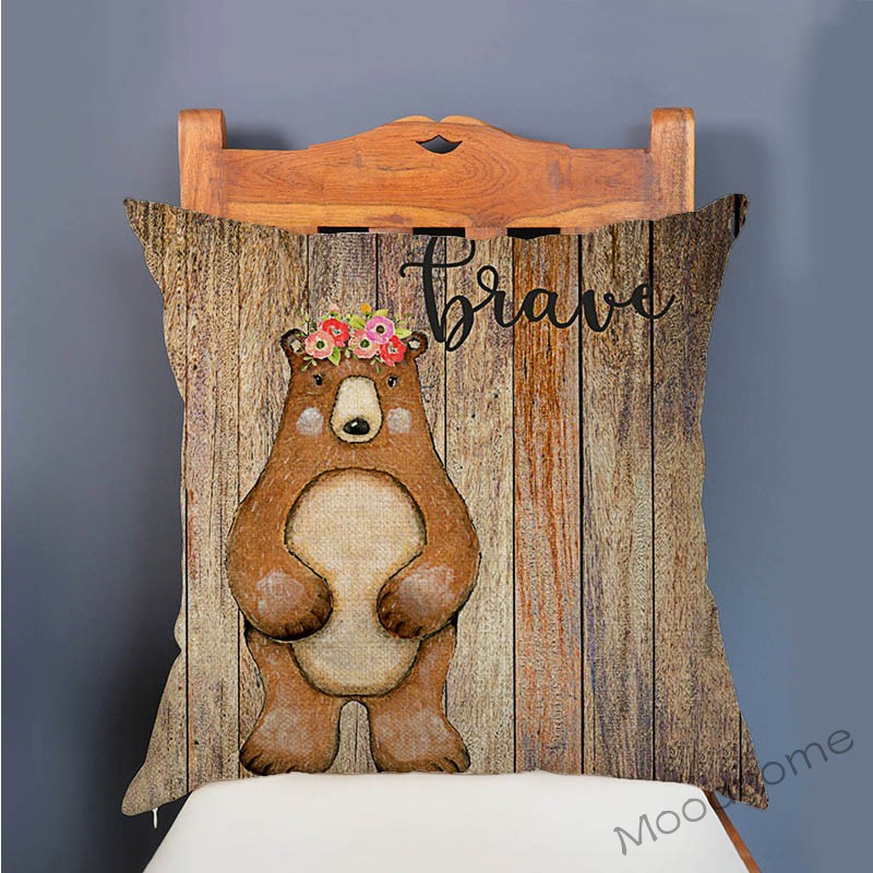 Cute Woodland Animals Wood Tex - Baby Nursery Chair recension och pris