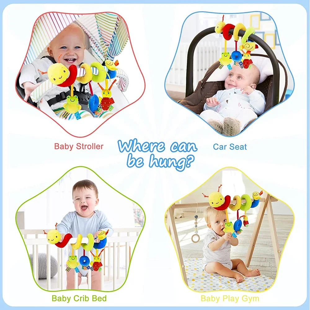 Spiral Stroller Toys Newborn P - Baby Nursery Trolley recension och pris