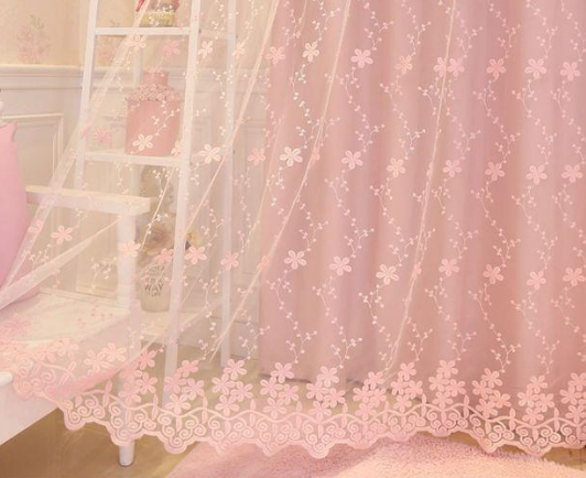 1PC Korean Pink Sheer Princess - Baby Nursery Blackout Curtains recension och pris