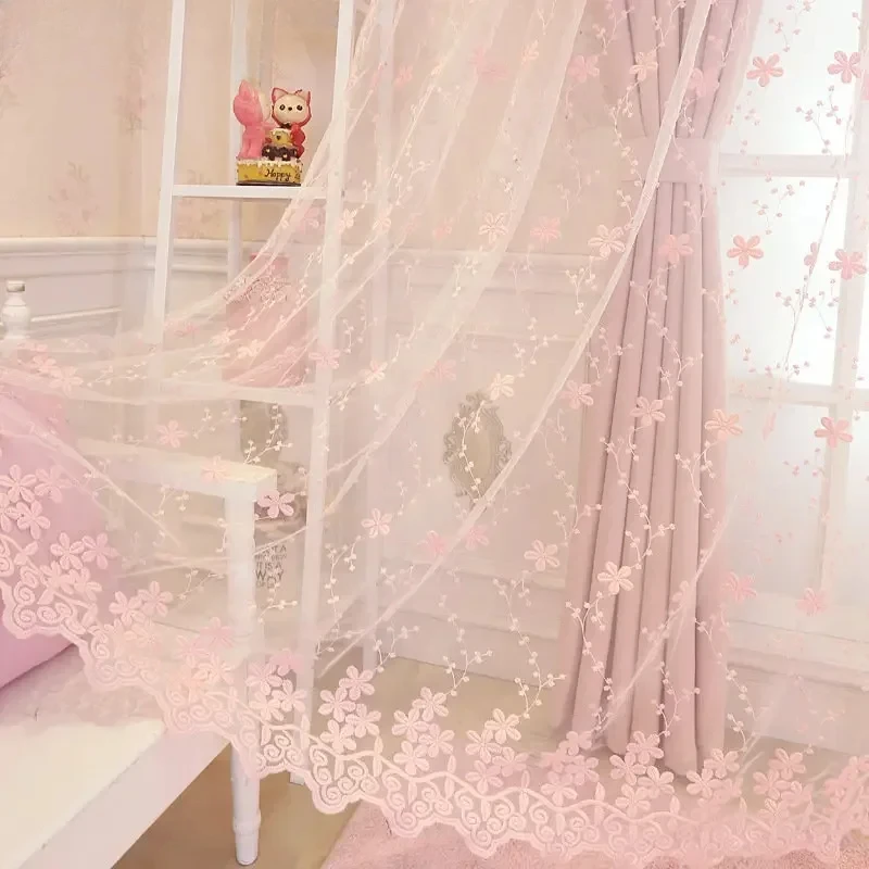 1PC Korean Pink Sheer Princess - Baby Nursery Blackout Curtains recension och pris