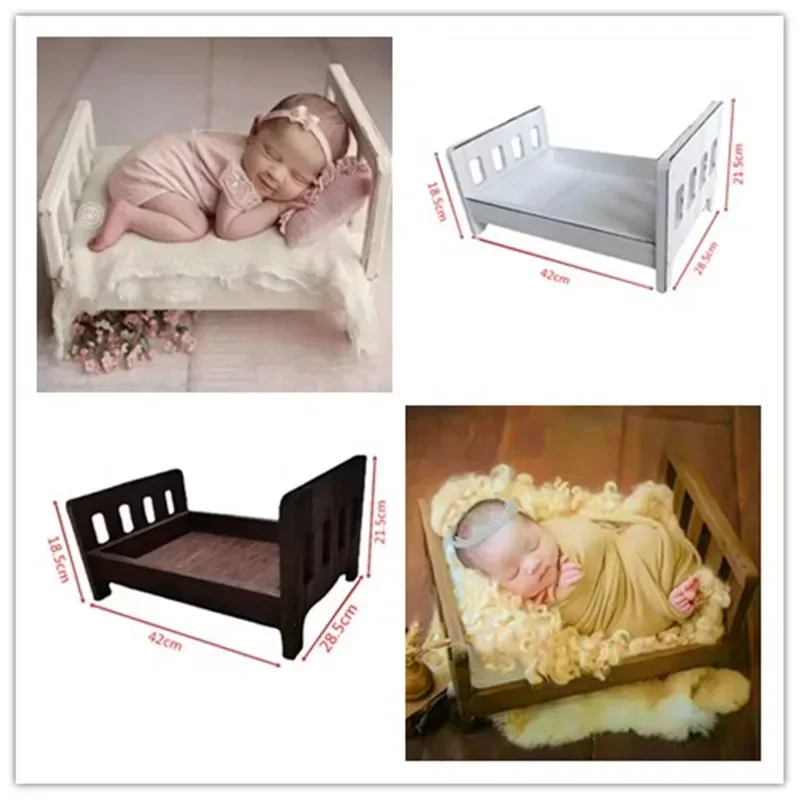 Infant Posing Sofa Retro Wood  - Baby Nursery Chair recension och pris