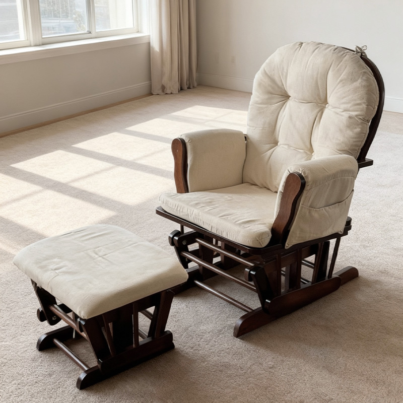 Modern Wood Maternity Mummy Nu - Baby Nursery Chair recension och pris