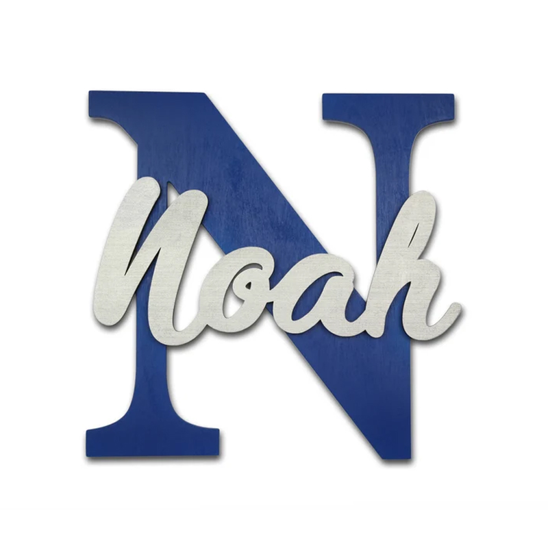 Wooden Letters, Baby Nursery W - Baby Nursery Name Letters recension och pris