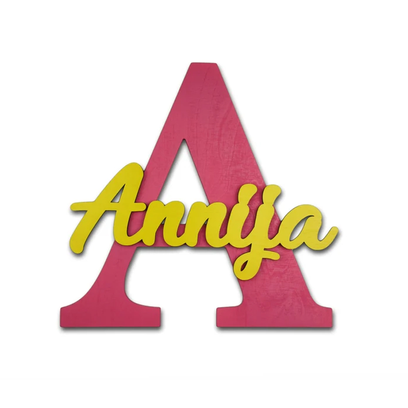 Wooden Letters, Baby Nursery W - Baby Nursery Name Letters recension och pris
