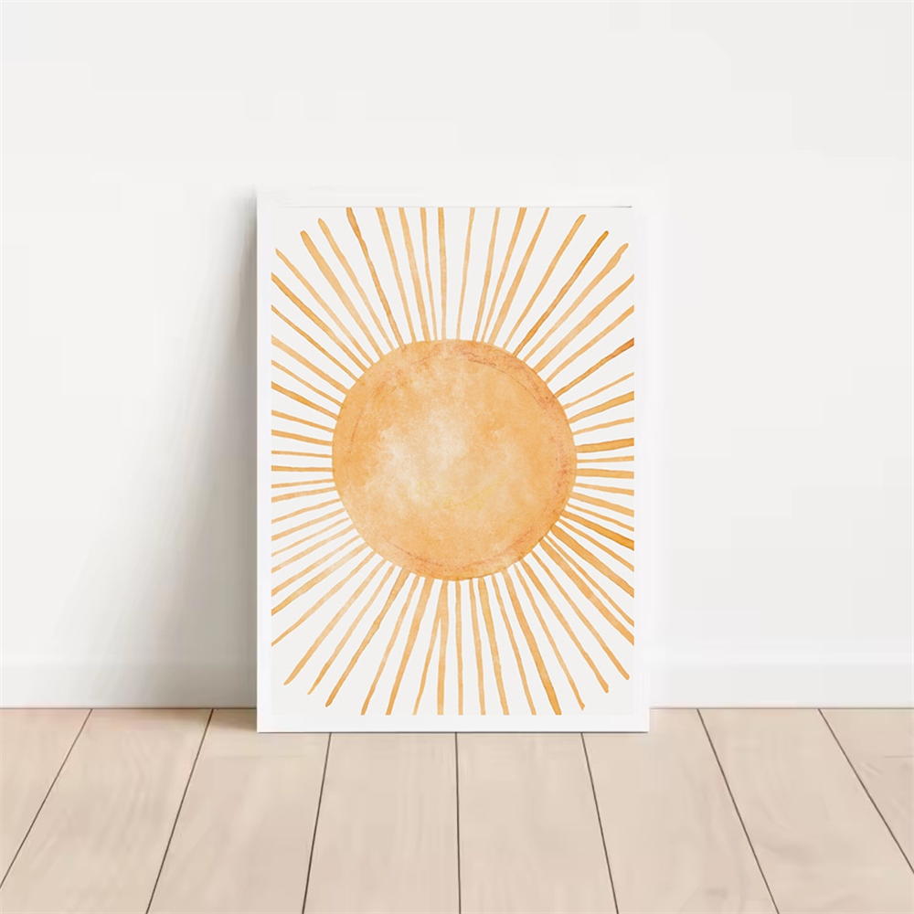 Boho Rainbow Sun Posters Abstr - Baby Nursery You Are My Sunshine recension och pris