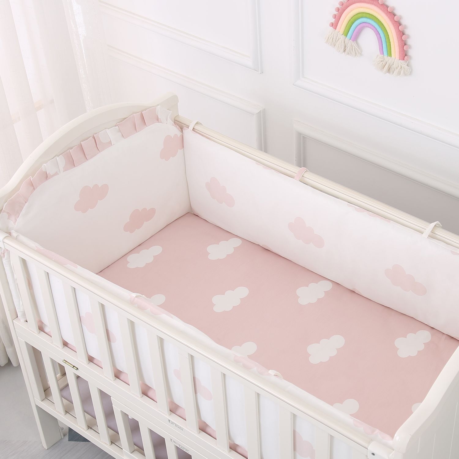 Cartoon Crib Liner 3D Mesh Cot - Baby Nursery Sale recension och pris