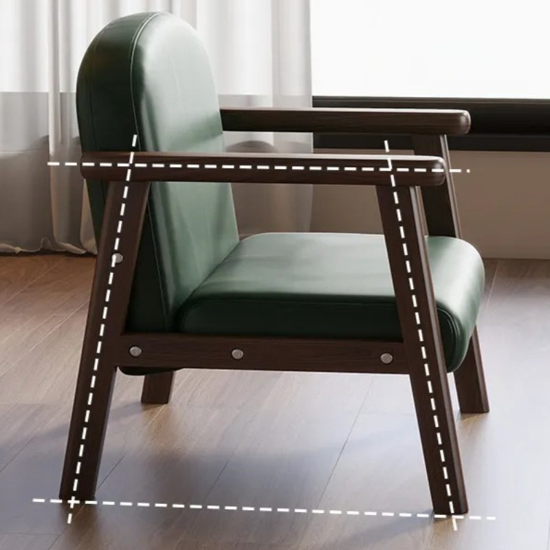 Waxed Leather Kids Armchair To - Baby Nursery Chair recension och pris