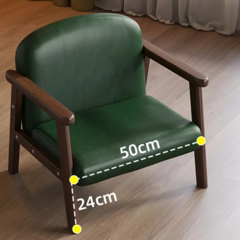Waxed Leather Kids Armchair To - Baby Nursery Chair recension och pris