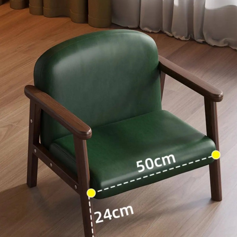 Waxed Leather Kids Armchair To - Baby Nursery Chair recension och pris