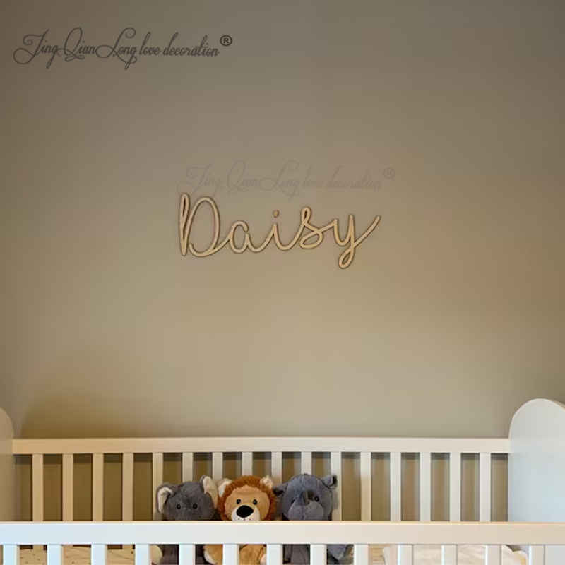 Custom Decorative Wooden Sign  - Baby Nursery Name Letters recension och pris