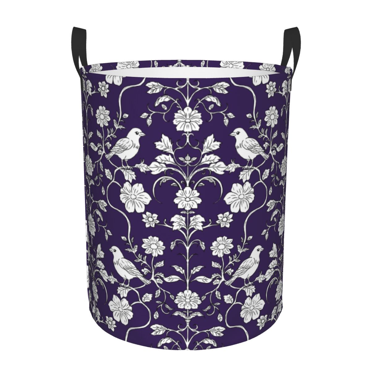Birds And Flowers Pattern Laun - Baby Nursery Laundry Basket recension och pris