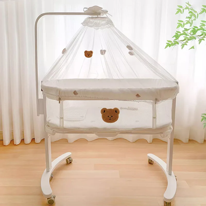 Adjustable Newborn Bassinet wi - Baby Nursery Trolley recension och pris