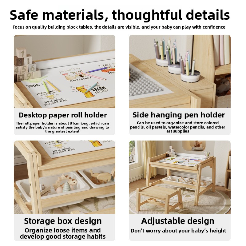Solid wood tables and chairs,  - Baby Nursery Chair recension och pris