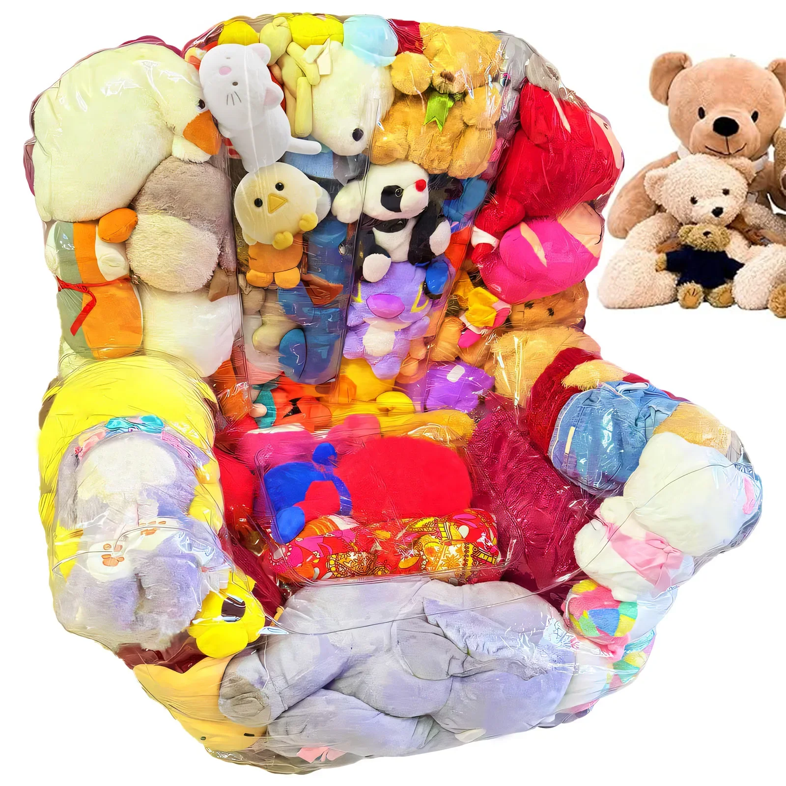 180L PVC Clear Stuffed Animal  - Baby Nursery Chair recension och pris