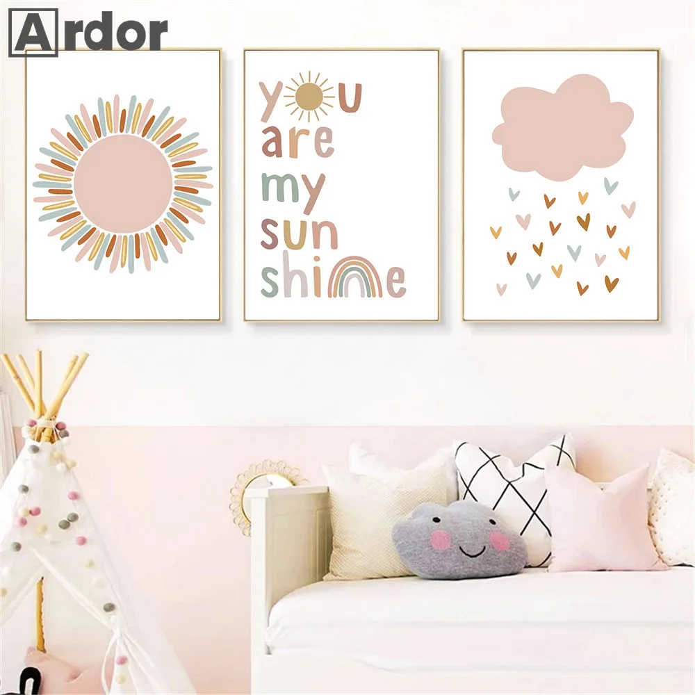 Custom Name Posters Baby Nurse - Baby Nursery You Are My Sunshine recension och pris