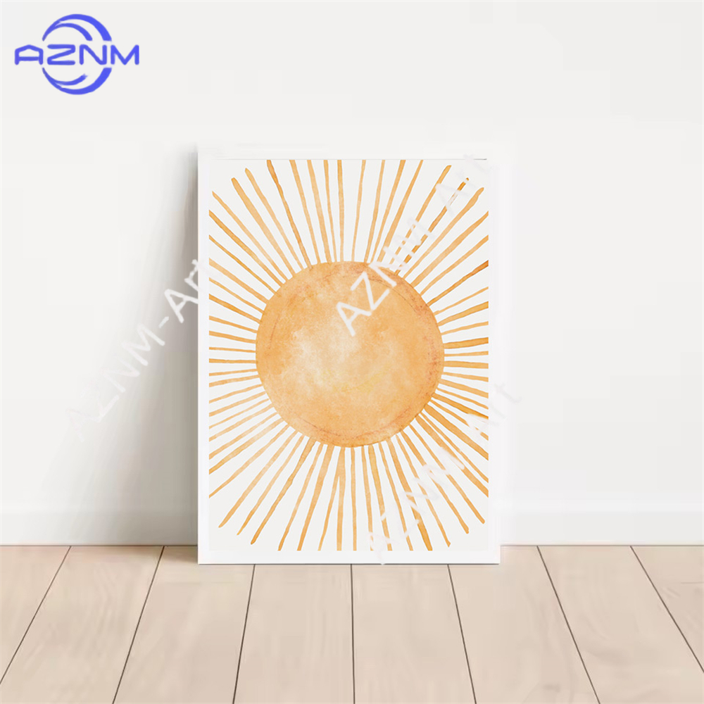 Boho Rainbow Sun Posters Abstr - Baby Nursery You Are My Sunshine recension och pris