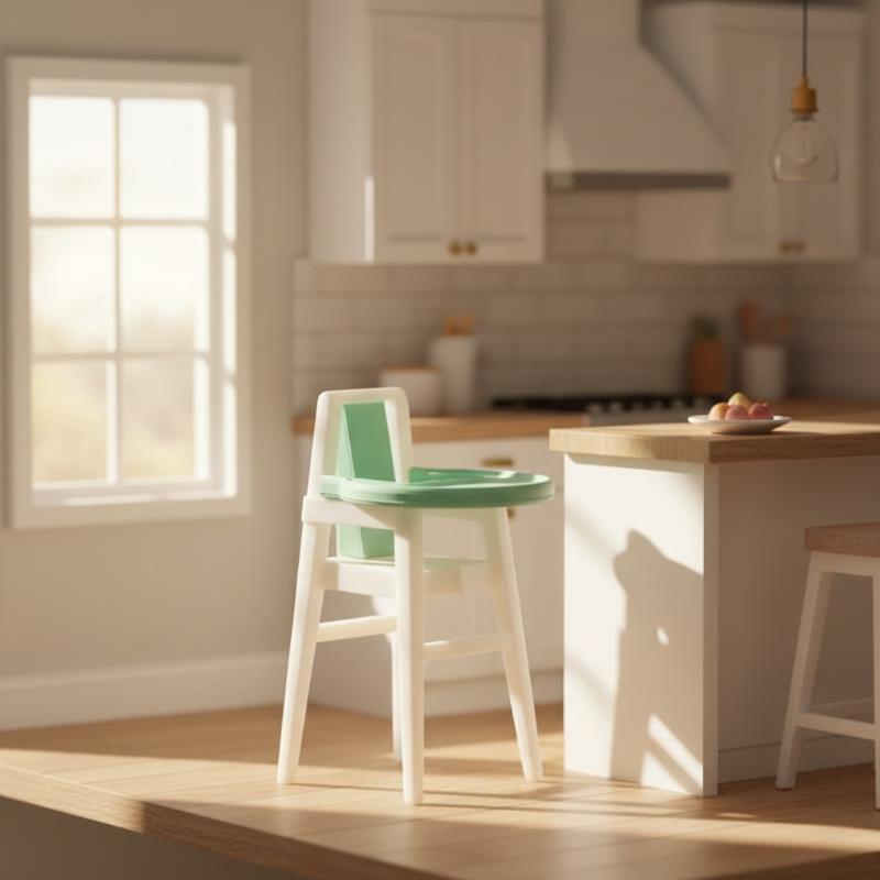 Miniature 1/12 Scale Dollhouse - Baby Nursery Chair recension och pris