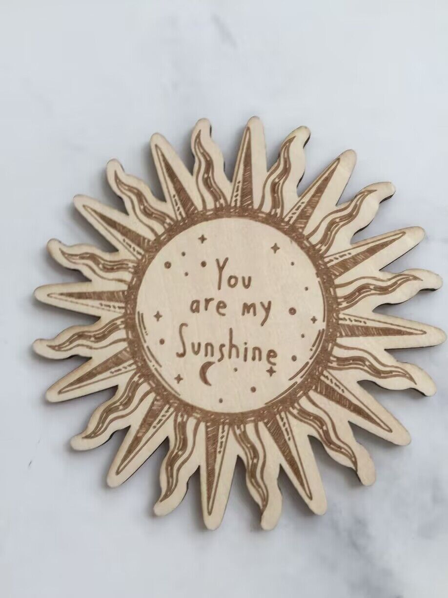 1pcs YOU ARE MY SUNSHINE WOODE - Baby Nursery You Are My Sunshine recension och pris