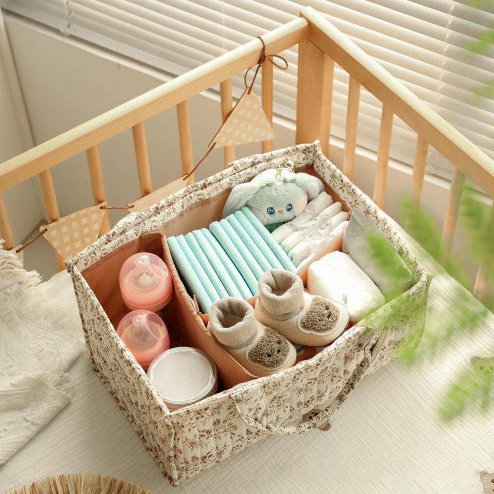 Floral Nursery Storage Basket  - Baby Nursery Must Haves recension och pris