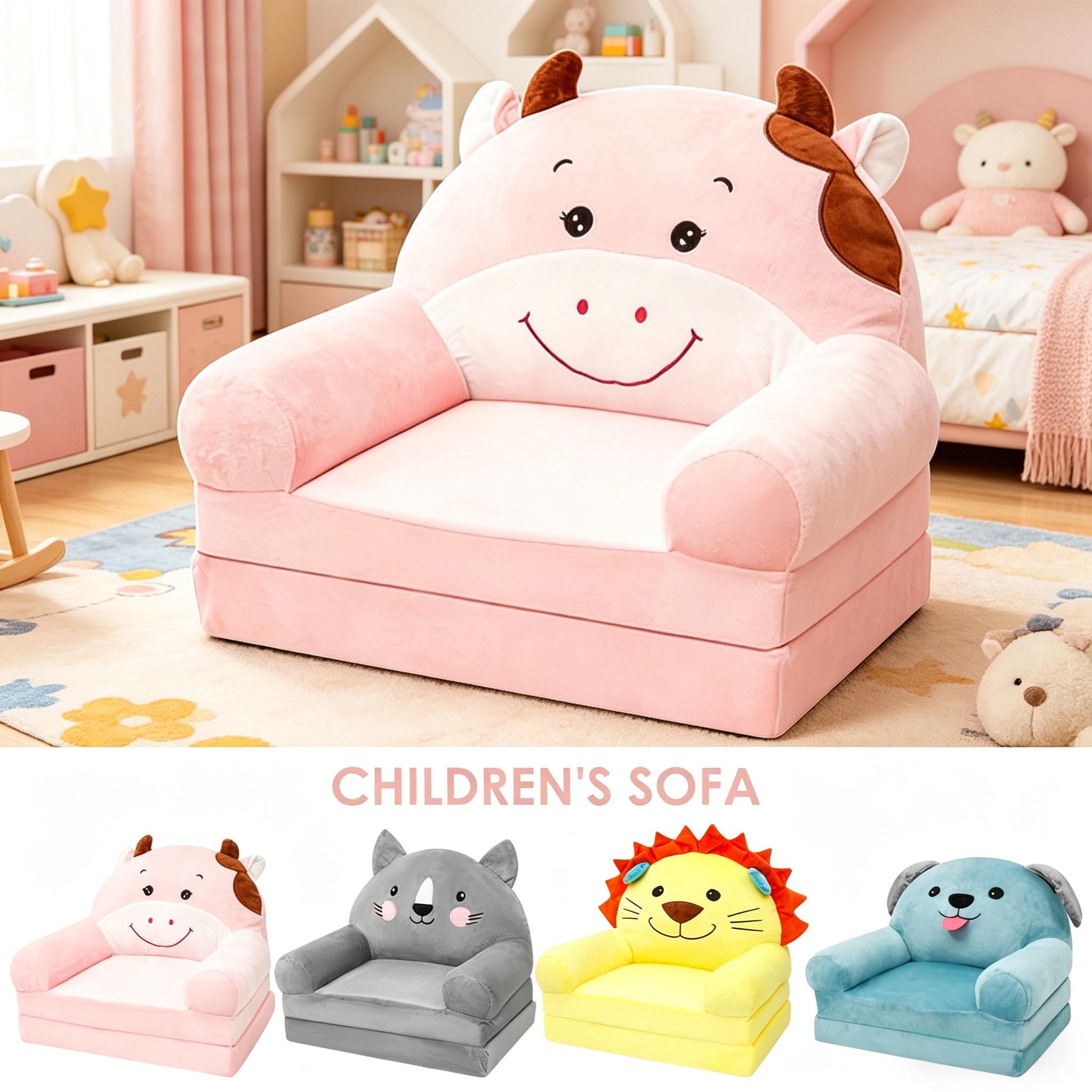 Foldable Kids Sofa Cartoon Bab - Baby Nursery Chair recension och pris