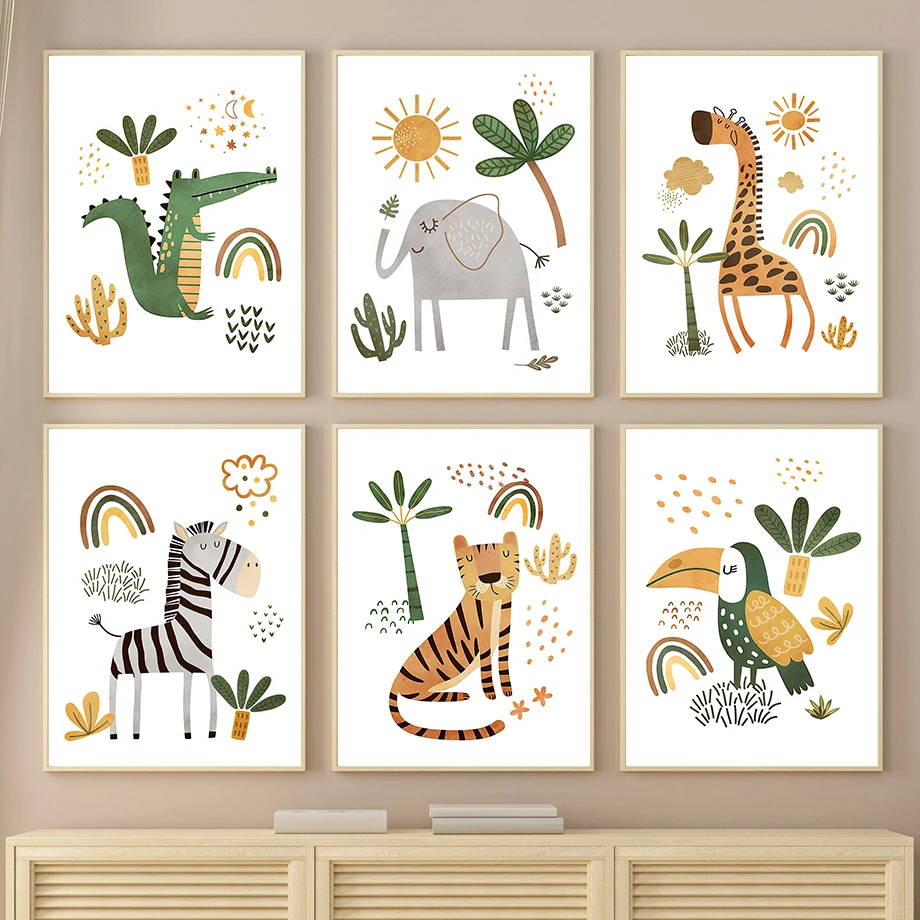 Giraffe Elephant Tiger Zebra T - Baby Zebra Nursery recension och pris