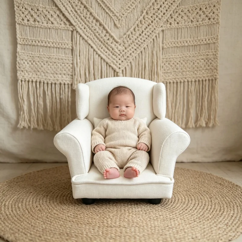 Baby Photoshoot Sofa Chair Bed - Baby Nursery Chair recension och pris