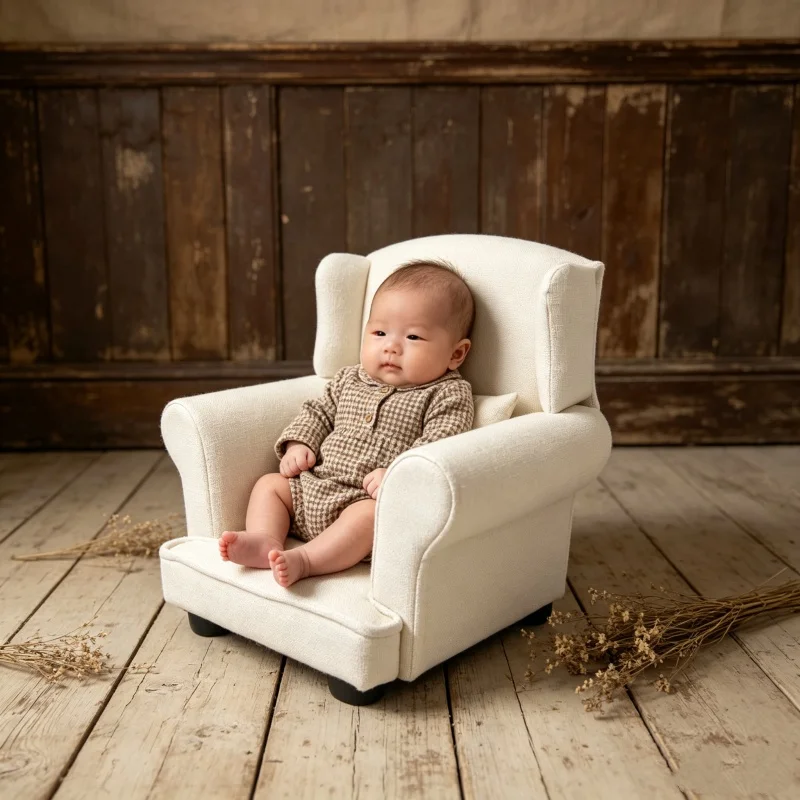 Baby Photoshoot Sofa Chair Bed - Baby Nursery Chair recension och pris