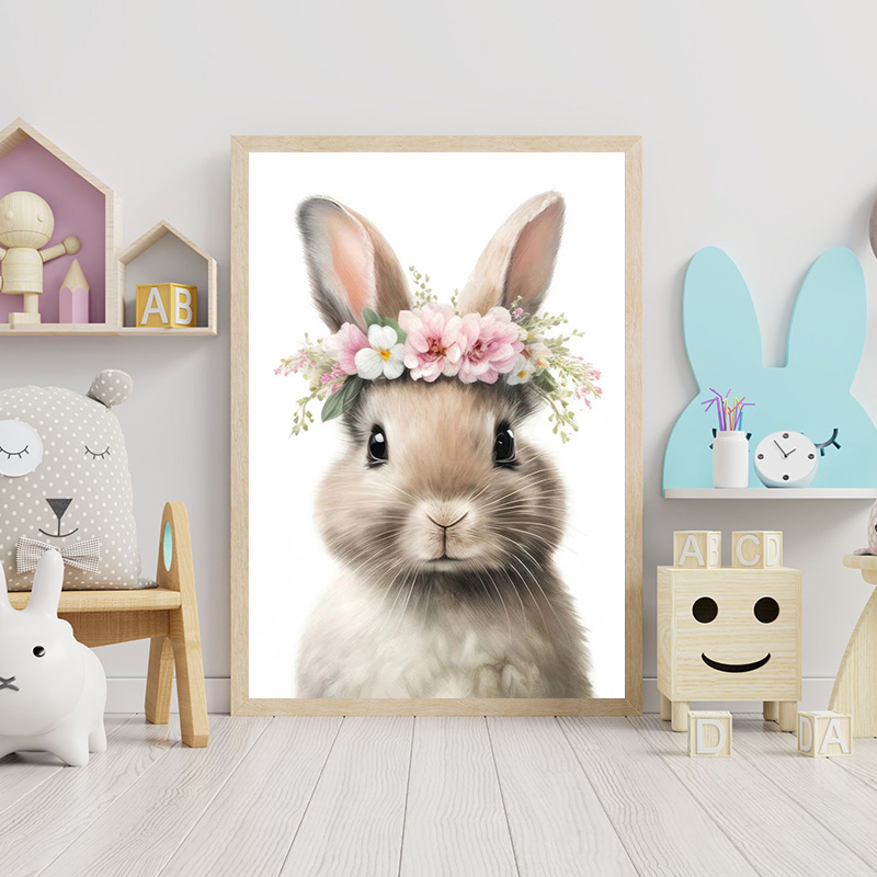 Baby Bear Bunny Deer Raccoon O - Baby Unicorn Nursery recension och pris