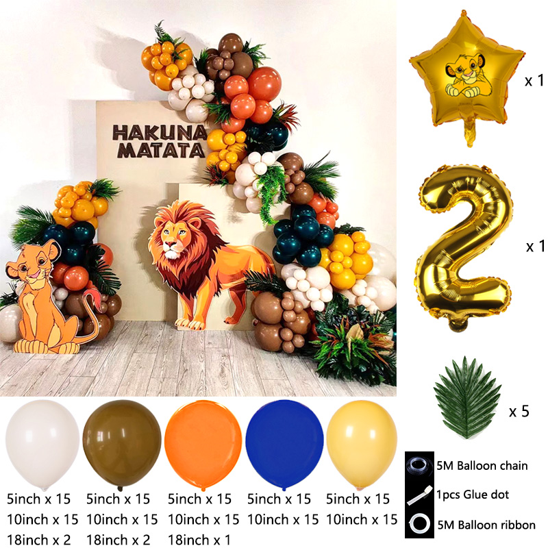 Lion King Themed Balloon Garla - Baby Nursery Jungle Theme recension och pris