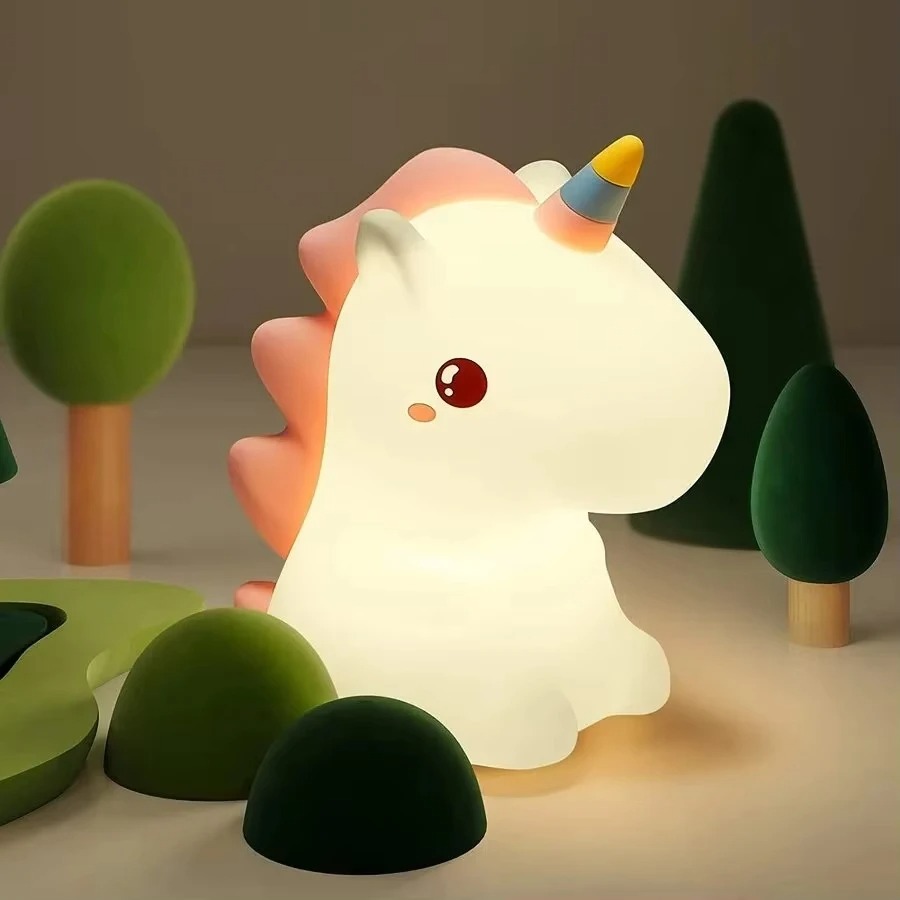 Unicorn Cute Silicone USB  LED - Baby Unicorn Nursery recension och pris