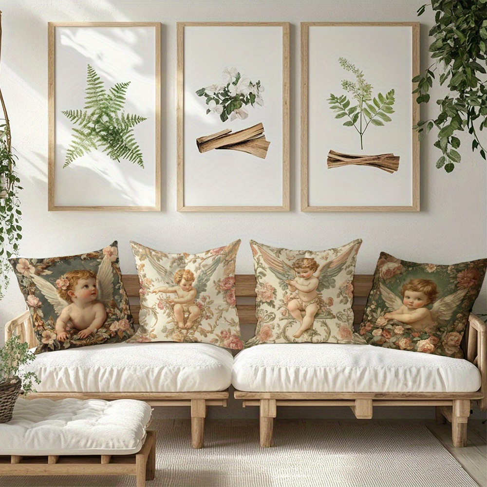 Printed Angel Floral Pillow Co - Baby Nursery Chair recension och pris