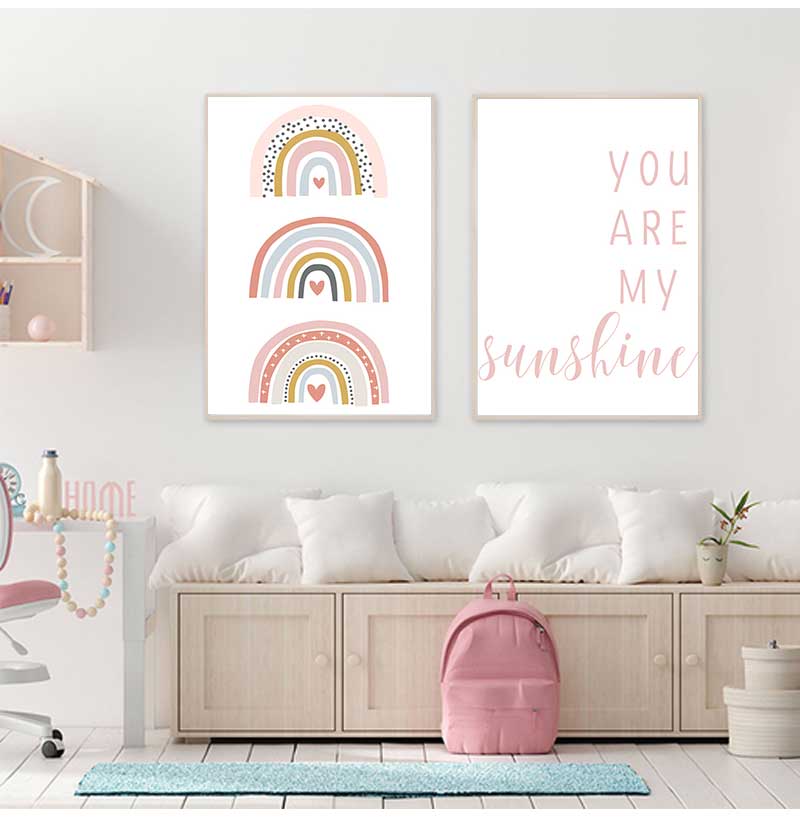 You are my Sunshine Rainbow Nu - Baby Nursery You Are My Sunshine recension och pris