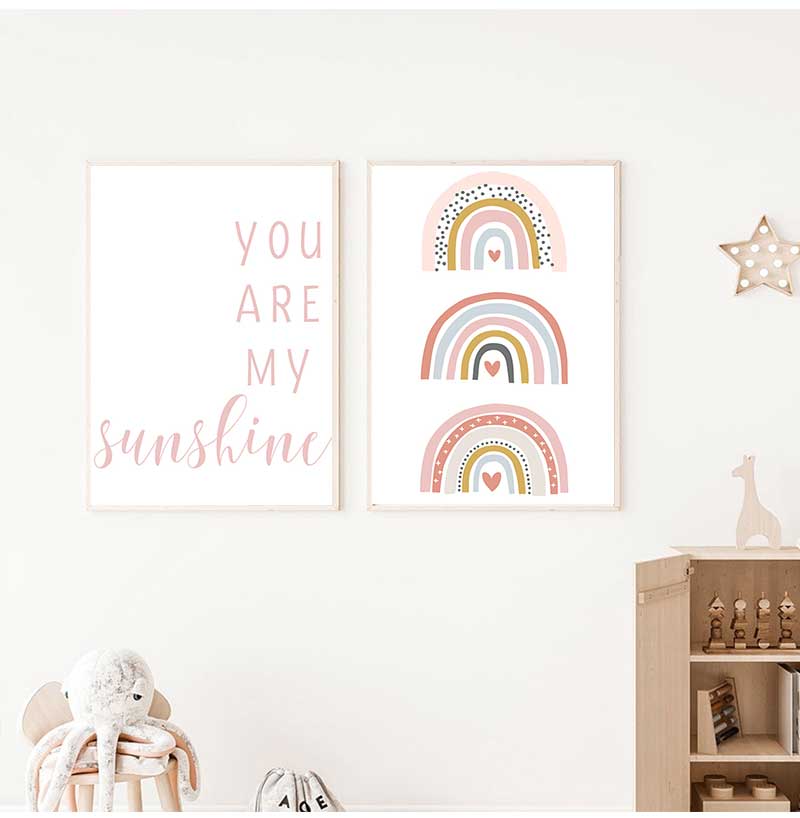 You are my Sunshine Rainbow Nu - Baby Nursery You Are My Sunshine recension och pris