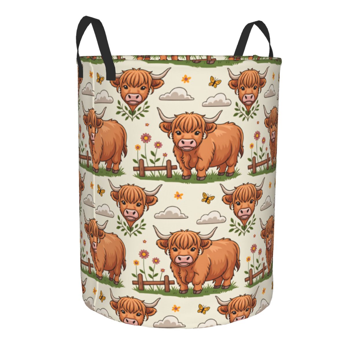 Cartoon Highland Cows Laundry  - Baby Nursery Laundry Basket recension och pris
