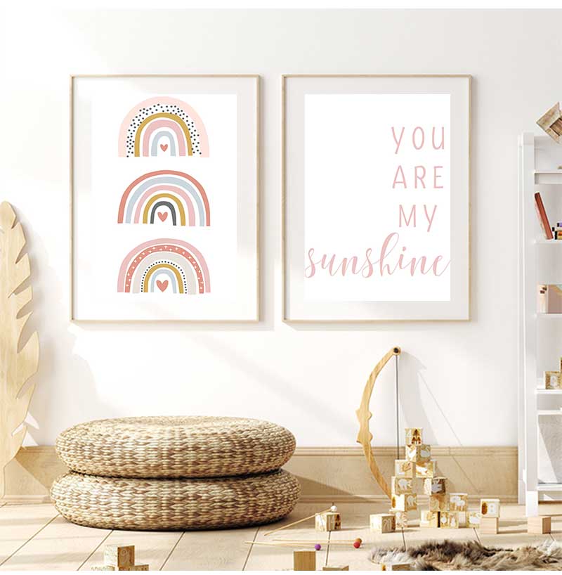You are my Sunshine Rainbow Nu - Baby Nursery You Are My Sunshine recension och pris