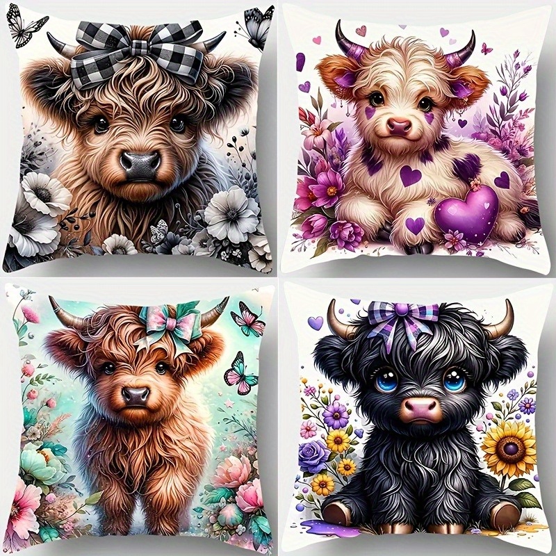 Cute Baby Cow Pillowcase Set f - Baby Nursery Chair recension och pris