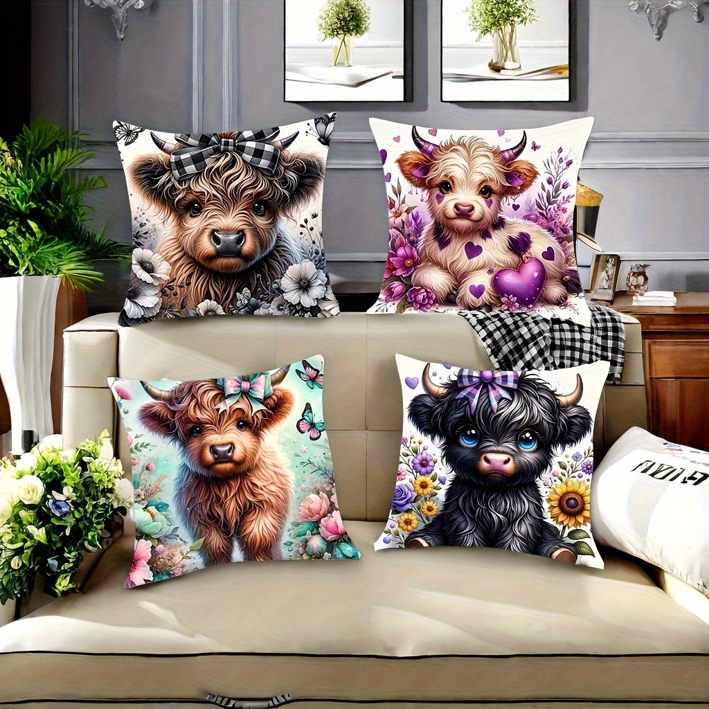 Cute Baby Cow Pillowcase Set f - Baby Nursery Chair recension och pris