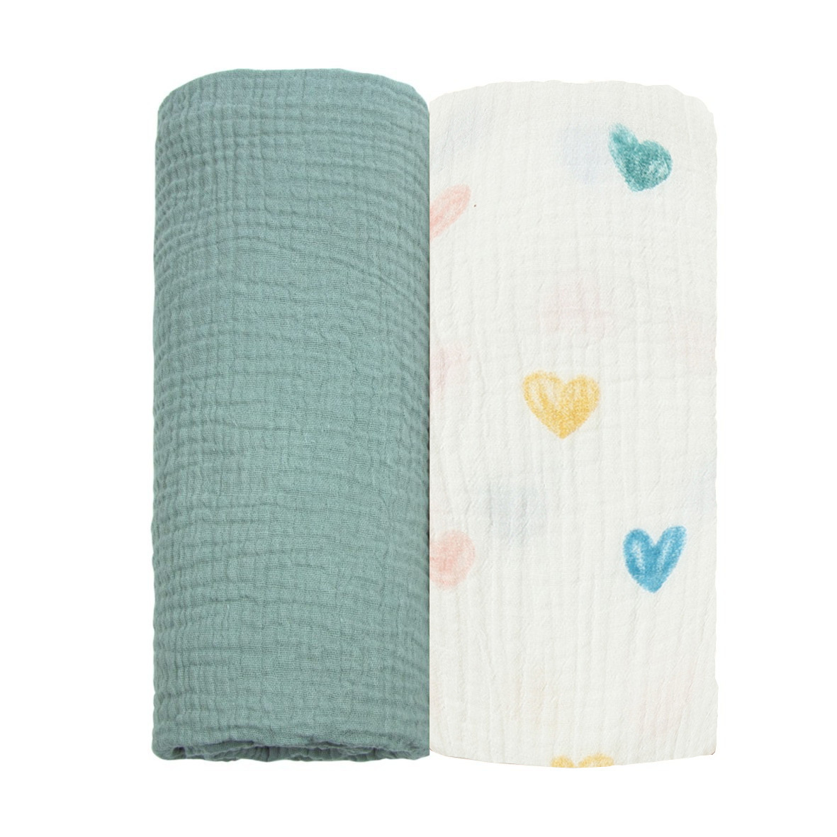2PC/Set Baby Swaddle Blanket B - Baby Nursery Sale recension och pris
